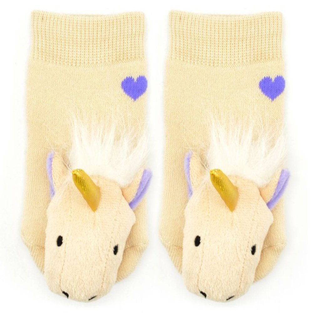 Unicorn Rattle Socks - Picture 2 of 2